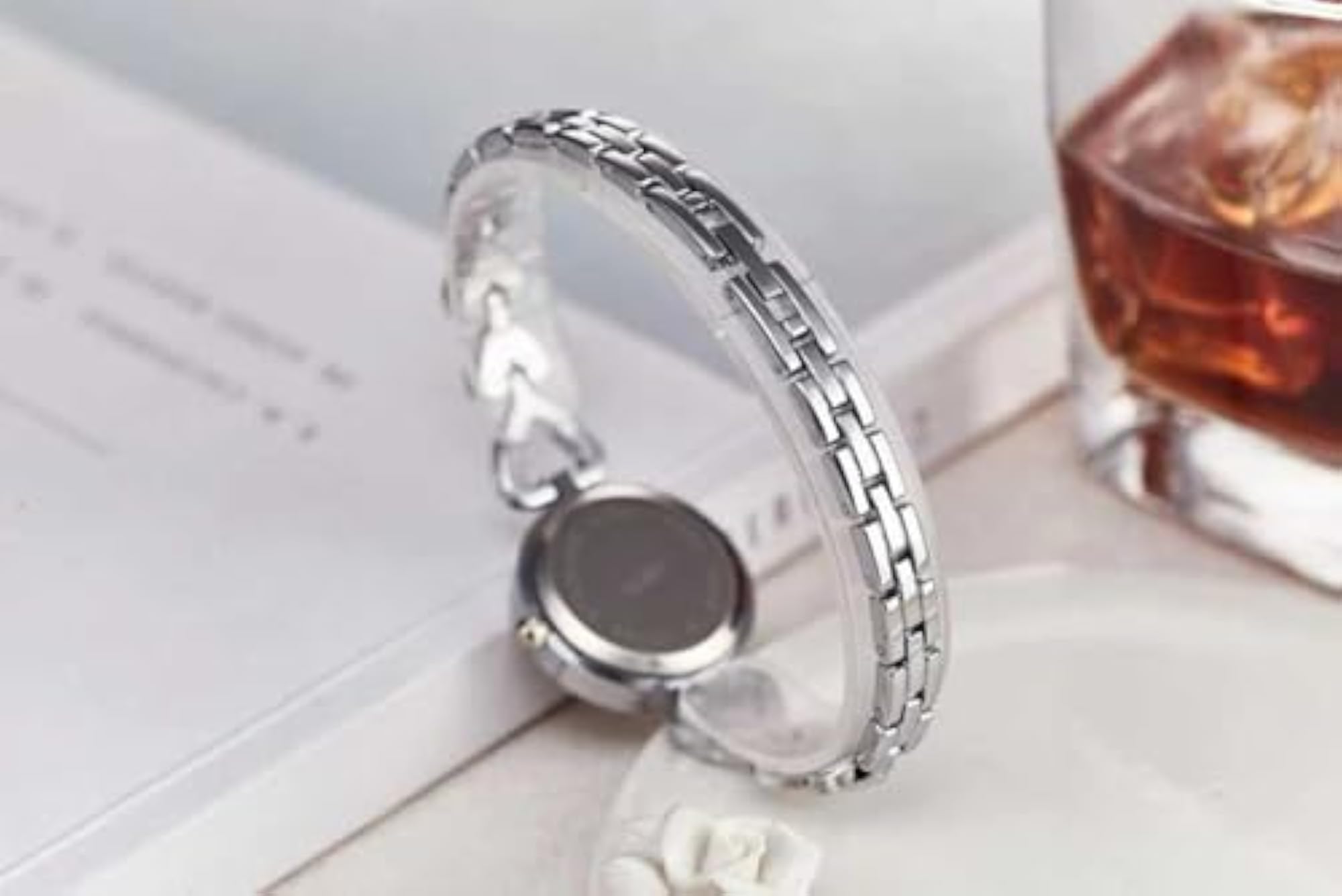 Women's Premium Flower Stone Bracelet Watch, Gift Ready